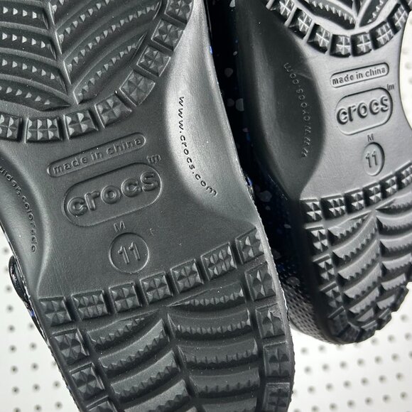Memphis Tigers Crocs Mens 11 NEW Team‎ Issued Player Exclusive Black Blue PE main image 5